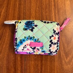 Vera Bradley Wildflower Paisley RFID Card Case